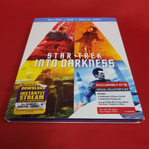 Star Trek Into Darkness 3 Disc Set Blue Ray DVD Digital Copy - Picture 5 of 14